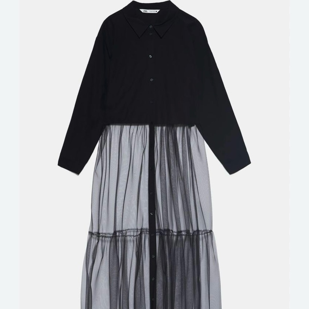 Tule short dress Zara